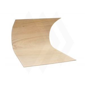 17mm buigtriplex, dwarsfineer onbehandeld