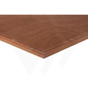 18mm Mahonie Bruynzeel Suprahecht, kwaliteit A/B onbehandeld