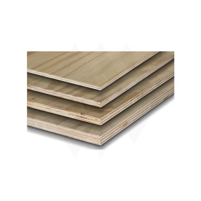 12mm Elliottis pine underlayment C+/C, rechte kanten, onbehandeld