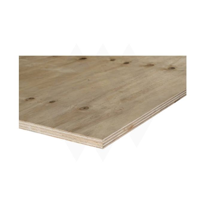 18mm Elliottis pine underlayment C+/C, rechte kant, onbehandeld - 244x122cm