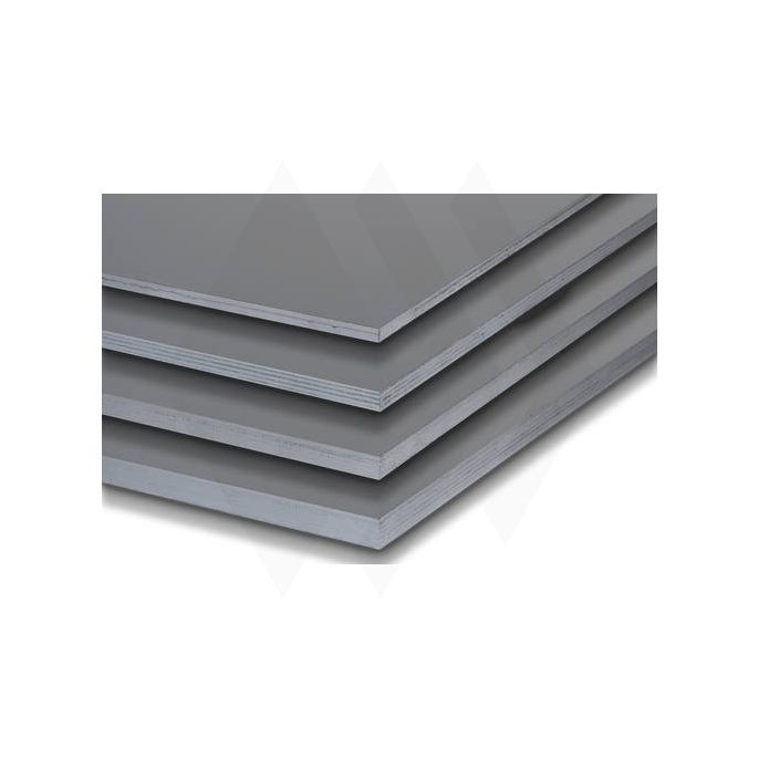 4mm berken betonplex grijs glad - 153x305cm