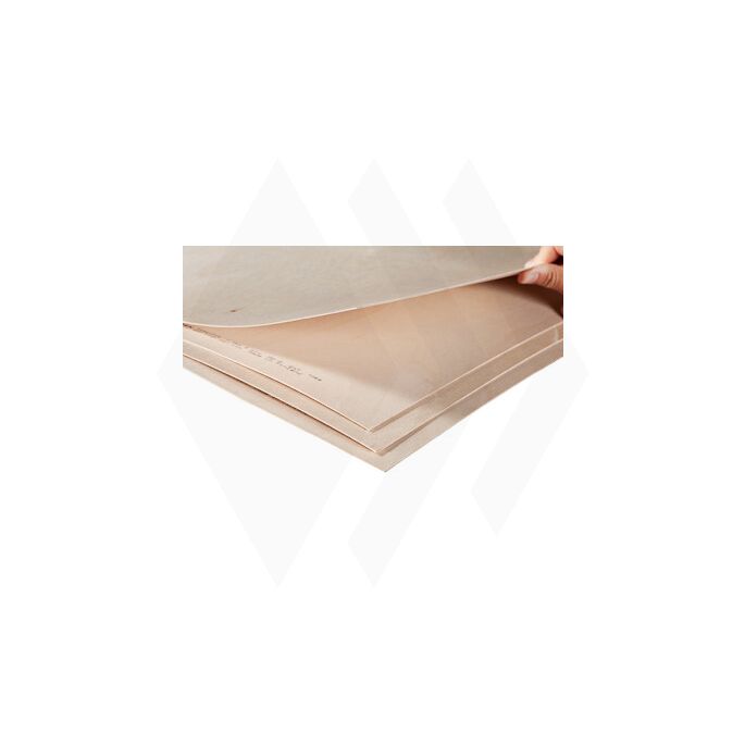 2mm berken vliegtuigtriplex, kwaliteit AB/B onbehandeld - 155x155cm