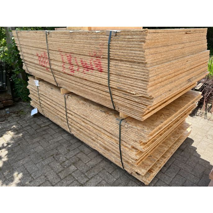 (B-keus) PAK A 72ST 18mm OSB3, tong&groef, onbehandeld 244x122cm - 244x122cm