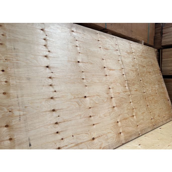 PAK A 100 STUKS - 18mm grenen underlayment C/C TG2 2440x600mm halve plaatjes
