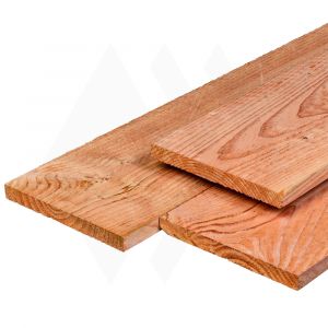 Lariks/Douglas plank vers gezaagd, onbehandeld 22x200mm