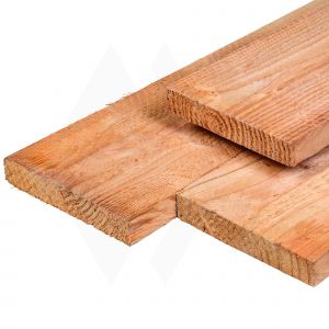 Lariks/Douglas plank vers gezaagd, onbehandeld 32x200mm