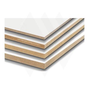 9mm MDF E1, wit gegrond 244x122cm