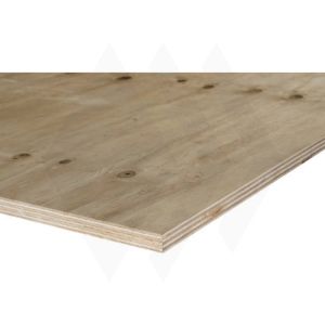 18mm Elliottis pine underlayment C+/C, rechte kant, onbehandeld - 244x122cm