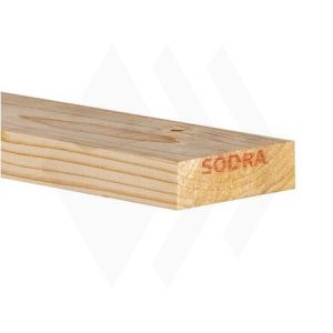 Vuren plank geschaafd 28x95mm