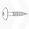 TRESPA Schroef 4,2x38mm kleur Ral 7022 ombergrijs (doos a 100stuks) 4,2x38mm