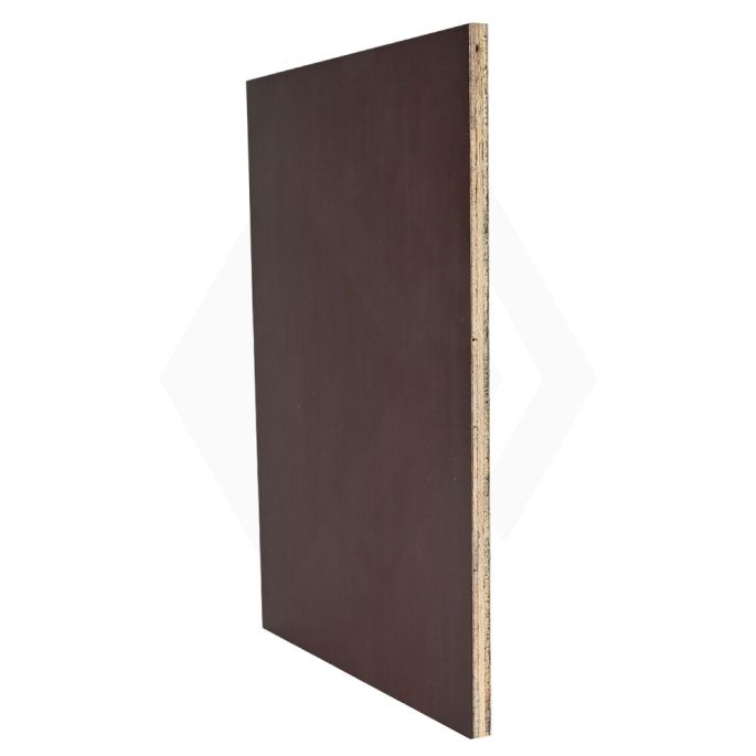 9mm hardhout betonplex donkerbruin glad - 250x125cm