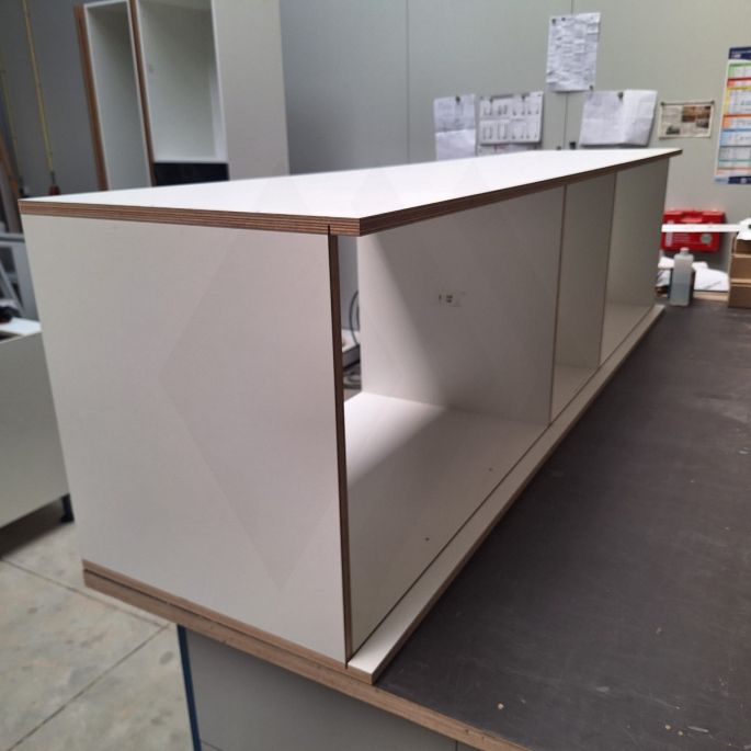 18mm Bruynzeel Decora 2-zijdig HPL wit FSC